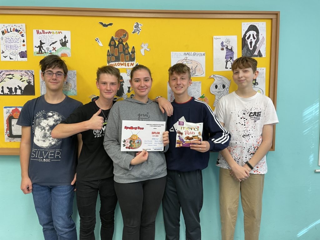 Soutěž z anglického jazyka “SPELLING BEE 2022”
