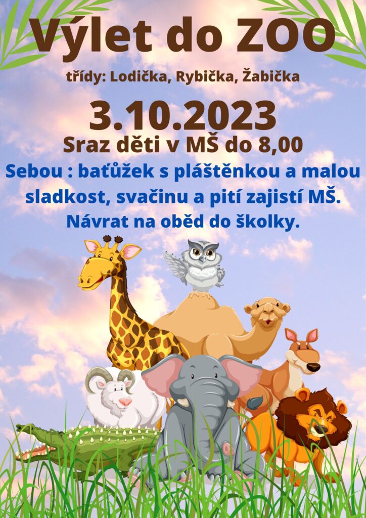 Výlet do ZOO