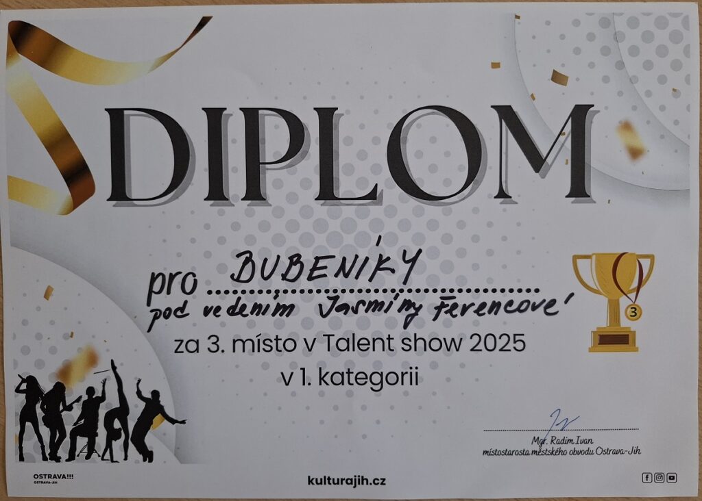 Úspěch bubenic ze školní družiny