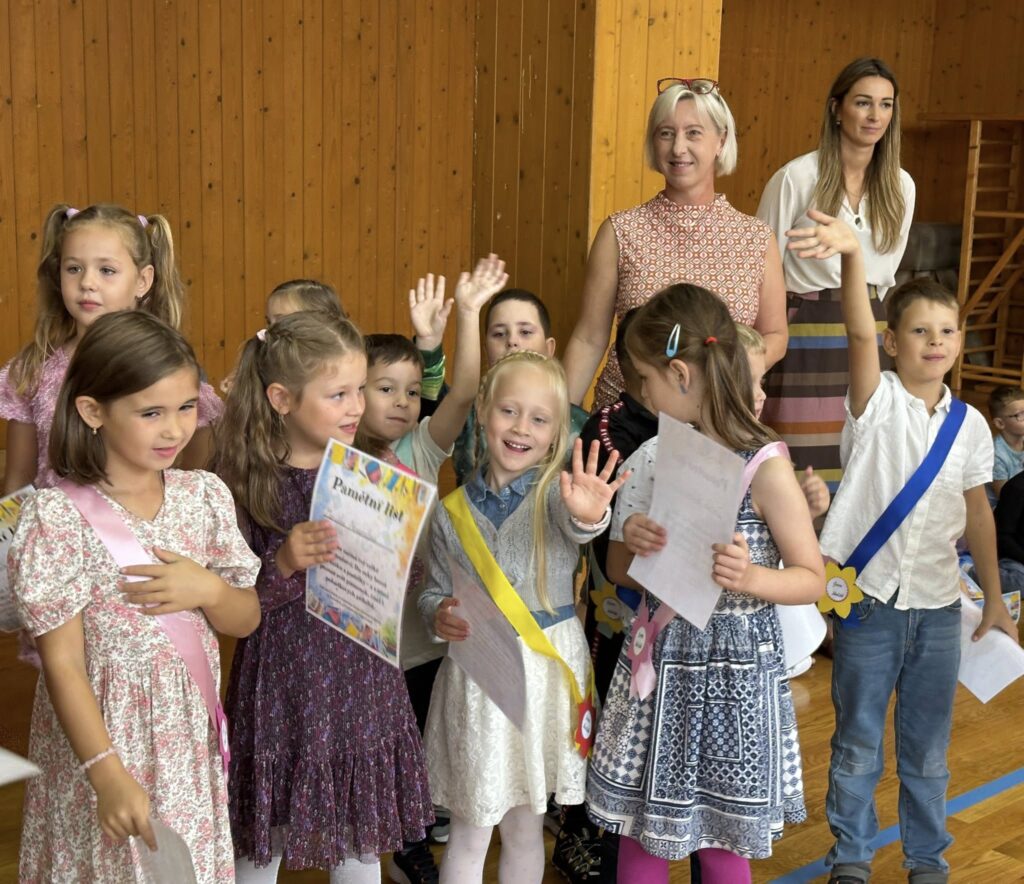 Slavnostní přivítání prvňáčků