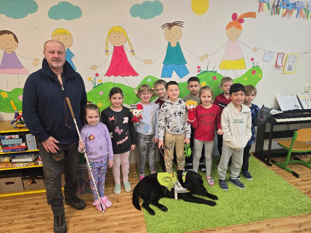 Návštěva vodícího psa