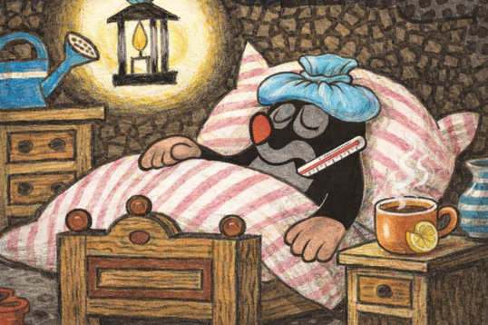 Když krteček stůně